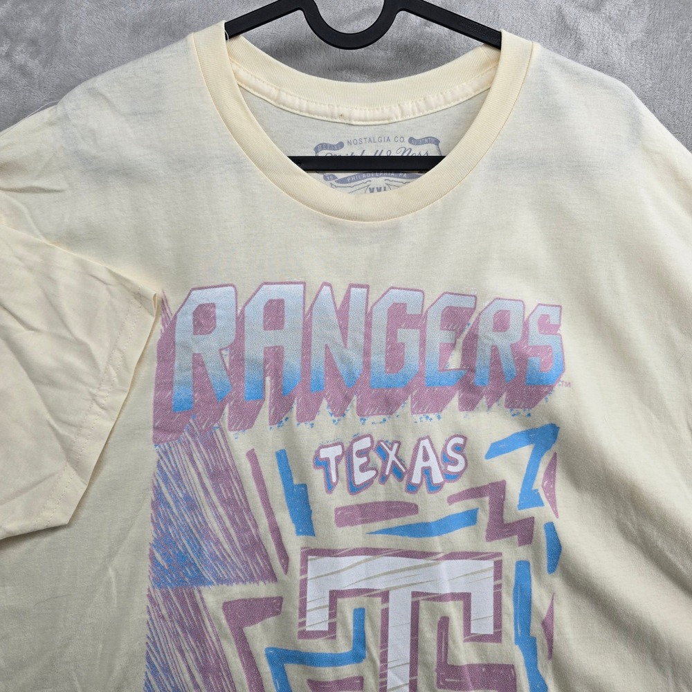 Mitchell & Ness‎ Size XXL Rangers Texas Cooperstown Collection T Shirt  MLB